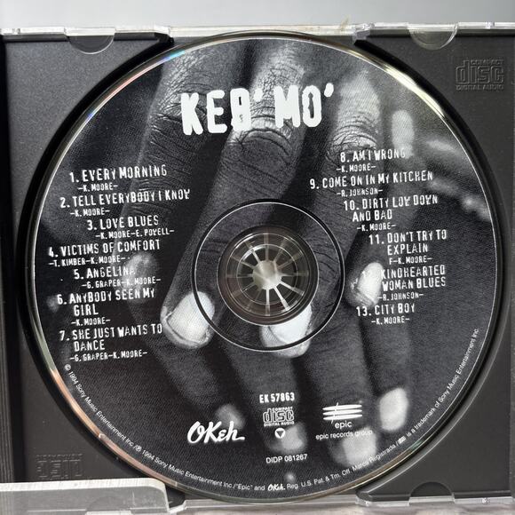 Keb’ Mo’ – Self Titled CD 1994 Epic Country Acoustic Blues WC Handy Award Winner - Picture 4 of 5